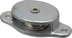 Value Collection - Single Side Side Mount Guidance Pulley - Sheave, 1-1/8 Inch Outside Diameter, Fibrous Rope, 1/4 Inch Diameter, 0.157 Inch to 0.168 Inch Mounting Hole Diameter Malleable Iron, Galvanized Finish - Best Tool & Supply