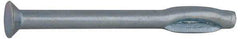 Value Collection - 1/4" Diam, 1/4" Drill, 3" OAL, 1-1/4" Min Embedment Split-Drive Concrete Anchor - Steel, Zinc-Plated Finish, Flat Head - Best Tool & Supply