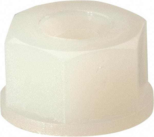 Made in USA - #8-32 UNC Hex Lock Nut with Nylon Insert - 5.84mm High - Best Tool & Supply