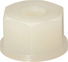 Made in USA - #10-24 UNC Hex Lock Nut with Nylon Insert - 1/4" High - Best Tool & Supply