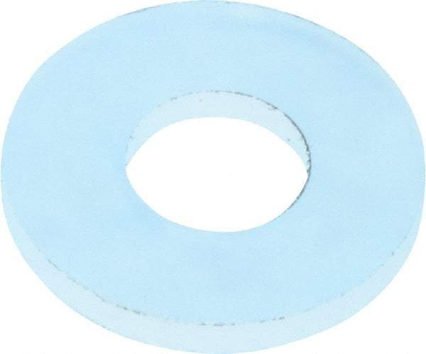 Made in USA - #4 Screw, Grade 6/6 Nylon Standard Flat Washer - 3.05mm ID x 7.11mm OD, 0.76mm Thick - Best Tool & Supply