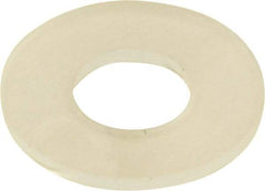 Made in USA - #10 Screw, Grade 6/6 Nylon Standard Flat Washer - 4.95mm ID x 11.1mm OD, 0.79mm Thick - Best Tool & Supply