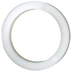 Made in USA - 13/16" Screw, Grade 6/6 Nylon Standard Flat Washer - 20.62mm ID x 26.85mm OD, 3.18mm Thick - Best Tool & Supply