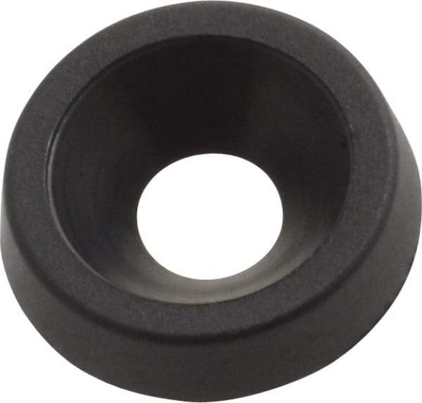 Made in USA - 2.92mm Thick, Black Oxide Finish, Nylon, Standard Countersunk Washer - 4.34mm ID x 12.95mm OD - Best Tool & Supply