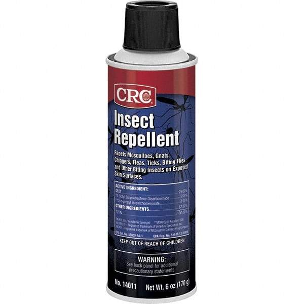 CRC - 8 oz 25% DEET Aerosol Spray - For Biting Flies, Fleas, Gnats, Mosquitos, Ticks - Best Tool & Supply