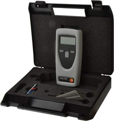 Value Collection - Accurate up to 0.02%, 1 RPM Resolution, Noncontact Tachometer - 1 to 99,999 RPM Measurement - Best Tool & Supply