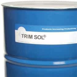 Master Fluid Solutions - Trim SOL LC sf, 54 Gal Drum Cutting & Grinding Fluid - Water Soluble, For Cutting, Grinding - Best Tool & Supply