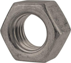 Value Collection - 5/8-11 UN Aluminum Right Hand Hex Nut - 15/16" Across Flats, 35/64" High, Uncoated - Best Tool & Supply