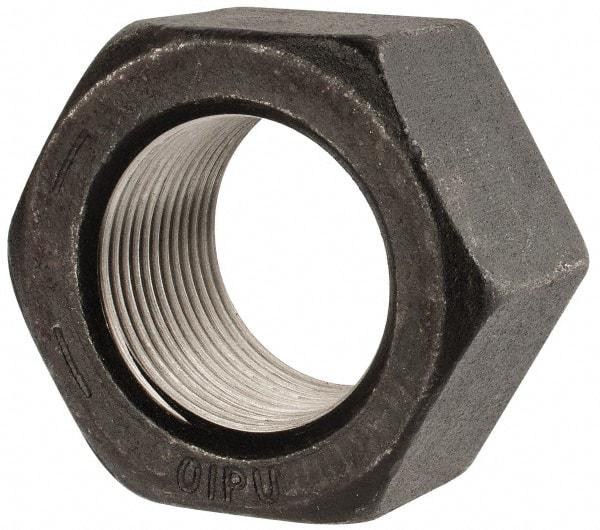 Value Collection - 1-3/8 - 12 UN Steel Right Hand Hex Nut - 2-1/16" Across Flats, 1-11/64" High, Uncoated - Best Tool & Supply