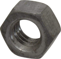 Value Collection - 5/16-18 UNC Steel Right Hand Hex Nut - 1/2" Across Flats, 0.2656" High, Uncoated - Best Tool & Supply