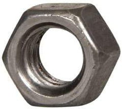 Value Collection - 3/8-16 UNC Steel Right Hand Hex Nut - 9/16" Across Flats, 0.3281" High, Uncoated - Best Tool & Supply