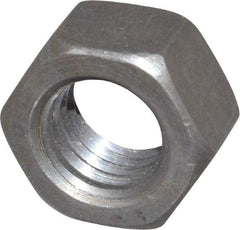 Value Collection - 1/2-13 UNC Steel Right Hand Hex Nut - 3/4" Across Flats, 7/16" High, Uncoated - Best Tool & Supply