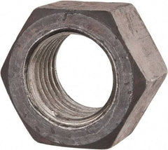 Value Collection - 1-3/8 - 6 UNC Steel Right Hand Hex Nut - 2-1/16" Across Flats, 1-11/64" High, Uncoated - Best Tool & Supply