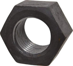 Value Collection - 1-1/2 - 6 UN Steel Right Hand Hex Nut - 2-1/4" Across Flats, 1-9/32" High, Uncoated - Best Tool & Supply