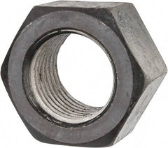 Value Collection - 2-1/4 - 4-1/2 UNC Steel Right Hand Hex Nut - 3-3/8" Across Flats, 1-55/64" High, Uncoated - Best Tool & Supply