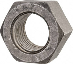 Value Collection - 2-1/2 - 4 UNC Steel Right Hand Hex Nut - 3-3/4" Across Flats, 2-9/64" High, Uncoated - Best Tool & Supply