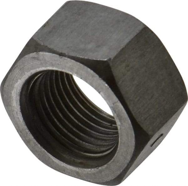 Value Collection - 5/8-18 UN Steel Right Hand Hex Nut - 15/16" Across Flats, 35/64" High, Uncoated - Best Tool & Supply