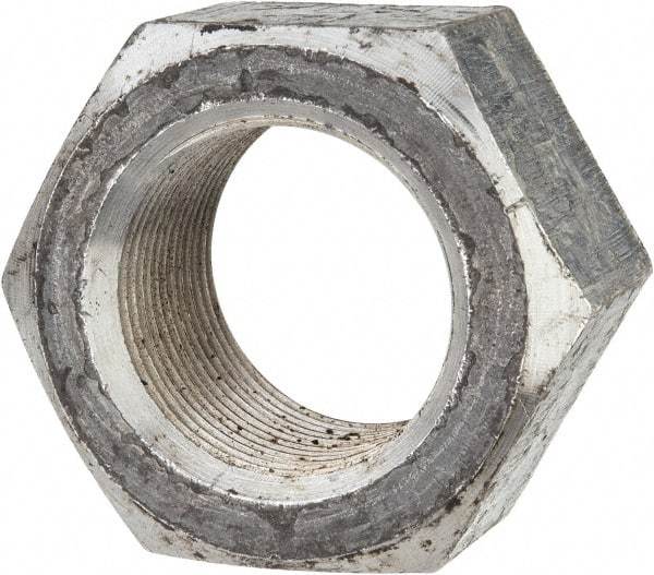 Value Collection - 1-3/8 - 12 UNF Steel Right Hand Hex Nut - 2-1/16" Across Flats, 1.1719" High, Uncoated - Best Tool & Supply