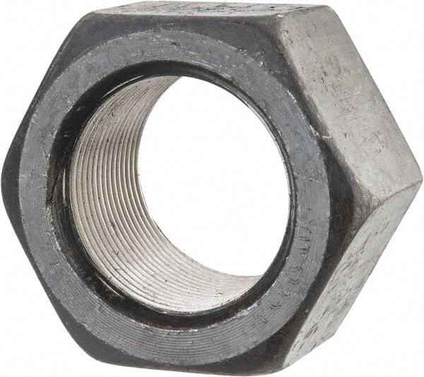 Value Collection - 1-3/4 - 12 UN Steel Right Hand Hex Nut - 2-5/8" Across Flats, 1-1/2" High, Uncoated - Best Tool & Supply