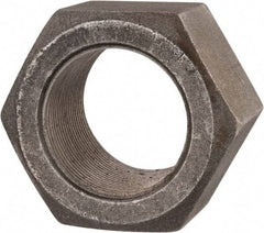 Value Collection - 2-12 UN Steel Right Hand Hex Nut - 3" Across Flats, 1-23/32" High, Uncoated - Best Tool & Supply