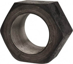 Value Collection - 3-12 UN Steel Right Hand Hex Nut - 4-1/2" Across Flats, 2-37/64" High, Uncoated - Best Tool & Supply