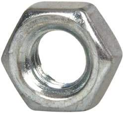 Value Collection - M6x1.00 Metric Coarse Steel Right Hand Hex Nut - 10mm Across Flats, 5mm High, Zinc-Plated Finish - Best Tool & Supply