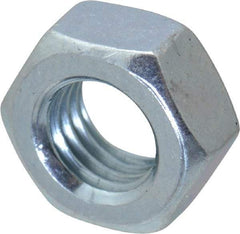 Value Collection - M7x1.00 Steel Right Hand Hex Nut - 11mm Across Flats, 5.5mm High, Zinc-Plated Finish - Best Tool & Supply