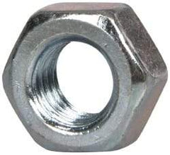 Value Collection - M8x1.25 Metric Coarse Steel Right Hand Hex Nut - 13mm Across Flats, 6.5mm High, Zinc-Plated Finish - Best Tool & Supply