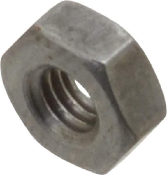 Value Collection - M3x0.50 Steel Right Hand Hex Nut - 5.5mm Across Flats, 2.4mm High, Uncoated - Best Tool & Supply