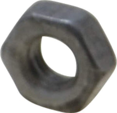 Value Collection - M4x0.70 Steel Right Hand Hex Nut - 7mm Across Flats, 3.2mm High, Uncoated - Best Tool & Supply