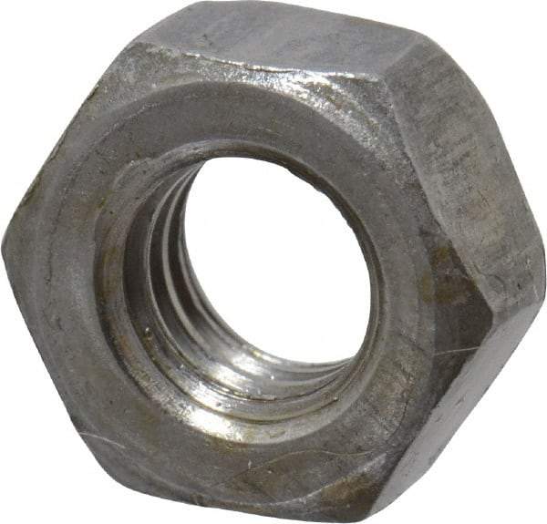 Value Collection - M6x1.00 Steel Right Hand Hex Nut - 10mm Across Flats, 5mm High, Uncoated - Best Tool & Supply