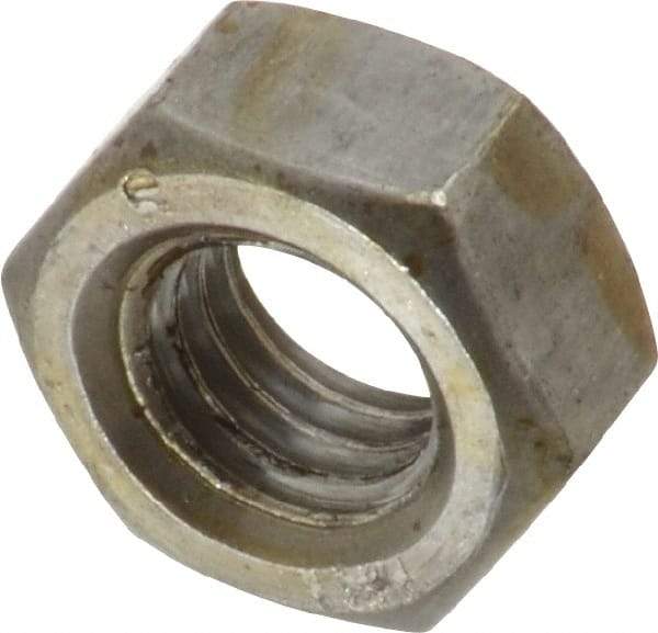 Value Collection - M8x1.25 Steel Right Hand Hex Nut - 13mm Across Flats, 6.5mm High, Uncoated - Best Tool & Supply