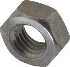 Value Collection - M10x1.50 Steel Right Hand Hex Nut - 17mm Across Flats, 8mm High, Uncoated - Best Tool & Supply