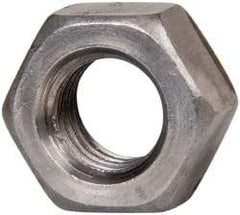 Value Collection - M12x1.75 Steel Right Hand Hex Nut - 19mm Across Flats, 10mm High, Uncoated - Best Tool & Supply