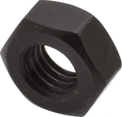 Value Collection - M10x1.50 Steel Right Hand Hex Nut - 17mm Across Flats, 8mm High, Uncoated - Best Tool & Supply