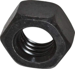 Value Collection - M12x1.75 Steel Right Hand Hex Nut - 19mm Across Flats, 10mm High, Uncoated - Best Tool & Supply