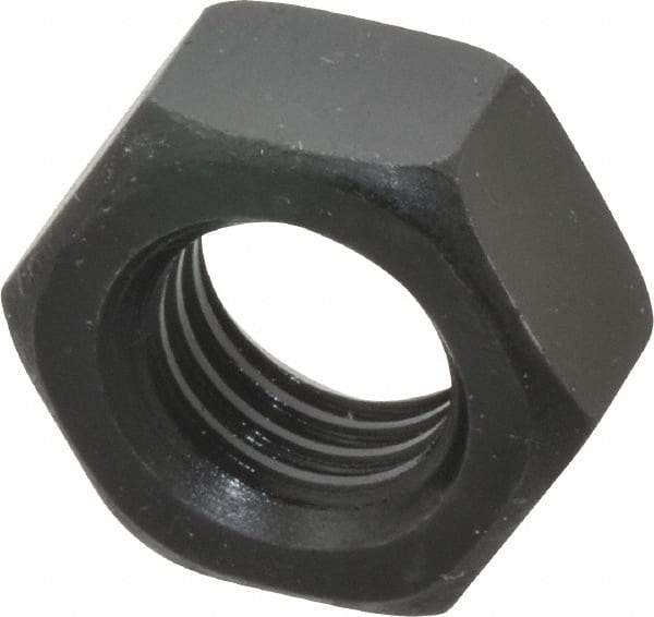 Value Collection - M14x2.00 Steel Right Hand Hex Nut - 22mm Across Flats, 11mm High, Uncoated - Best Tool & Supply