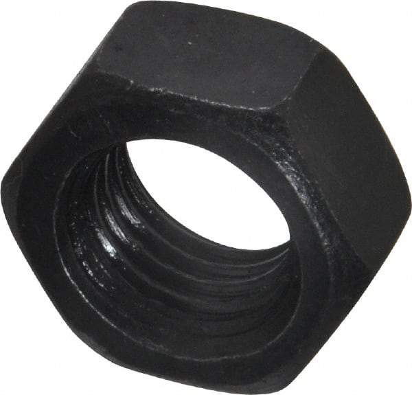 Value Collection - M16x2.00 Steel Right Hand Hex Nut - 24mm Across Flats, 13mm High, Uncoated - Best Tool & Supply