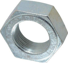 Value Collection - 1-1/4 - 12 UN Steel Right Hand Hex Jam Nut - 1-7/8" Across Flats, 23/32" High, Zinc-Plated Finish - Best Tool & Supply