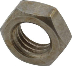 Value Collection - 5/8-11 UNC Steel Right Hand Hex Jam Nut - 5/16" Across Flats, 3/8" High, Uncoated - Best Tool & Supply