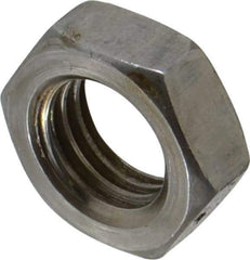 Value Collection - 3/4-10 UNC Steel Right Hand Hex Jam Nut - 1-1/8" Across Flats, 0.4219" High, Uncoated - Best Tool & Supply