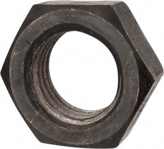 Value Collection - 1-1/2 - 6 UNC Steel Right Hand Hex Jam Nut - 2-1/4" Across Flats, 0.8438" High, Uncoated - Best Tool & Supply