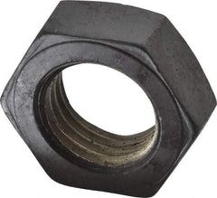 Value Collection - 1-3/4 - 5 UNC Steel Right Hand Hex Jam Nut - 2-5/8" Across Flats, 31/32" High, Uncoated - Best Tool & Supply