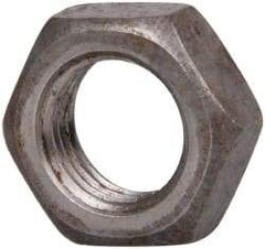 Value Collection - 3/8-24 UNF Steel Right Hand Hex Jam Nut - 9/16" Across Flats, 0.2188" High, Uncoated - Best Tool & Supply