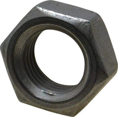 Value Collection - 1/2-20 UNF Steel Right Hand Hex Jam Nut - 3/4" Across Flats, 5/16" High, Uncoated - Best Tool & Supply