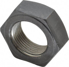 Value Collection - 1-1/4 - 12 UNF Steel Right Hand Hex Jam Nut - 1-7/8" Across Flats, 23/32" High, Uncoated - Best Tool & Supply