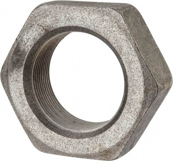 Value Collection - 2-12 UNF Steel Right Hand Hex Jam Nut - 3" Across Flats, 1-3/32" High, Uncoated - Best Tool & Supply