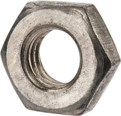 Value Collection - 7/16-14 UNC Steel Right Hand Heavy Hex Jam Nut - 3/4" Across Flats, 1/4" High, Uncoated, 2B Class of Fit - Best Tool & Supply