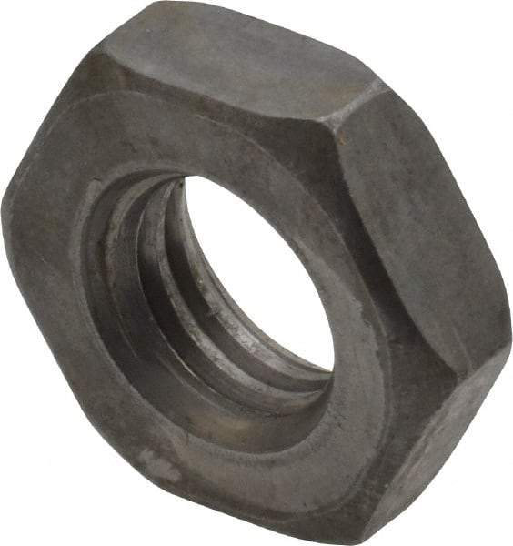 Value Collection - 1/2-13 UNC Steel Right Hand Heavy Hex Jam Nut - 7/8" Across Flats, 19/64" High, Uncoated, 2B Class of Fit - Best Tool & Supply