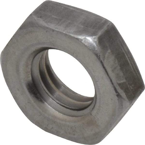 Value Collection - 5/8-11 UNC Steel Right Hand Heavy Hex Jam Nut - 1-1/16" Across Flats, 23/64" High, Uncoated, 2B Class of Fit - Best Tool & Supply